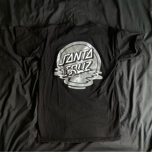 Santa Cruz skater black t shirt